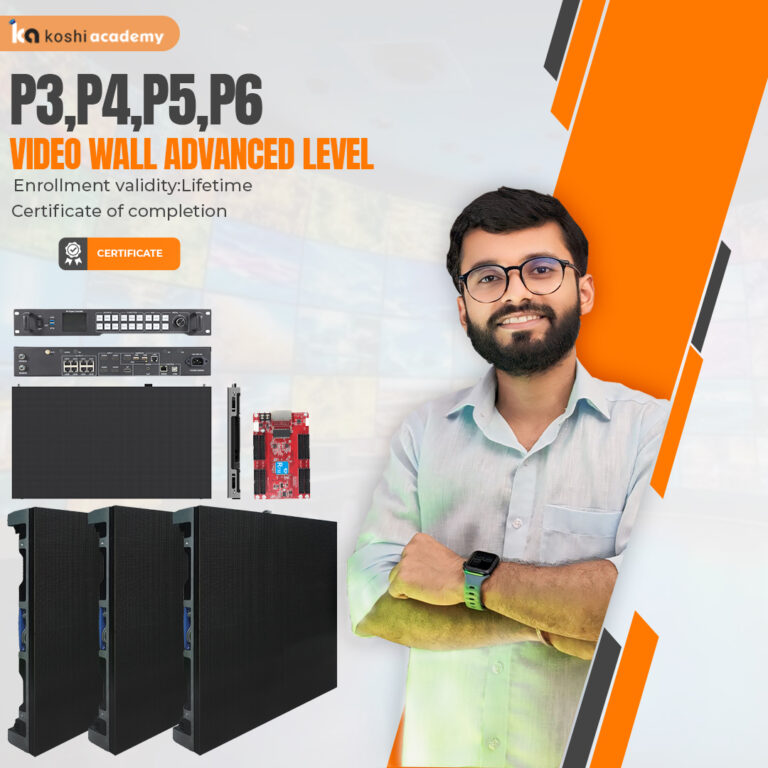P3,P4,P5,P6 Video wall Advanced Level