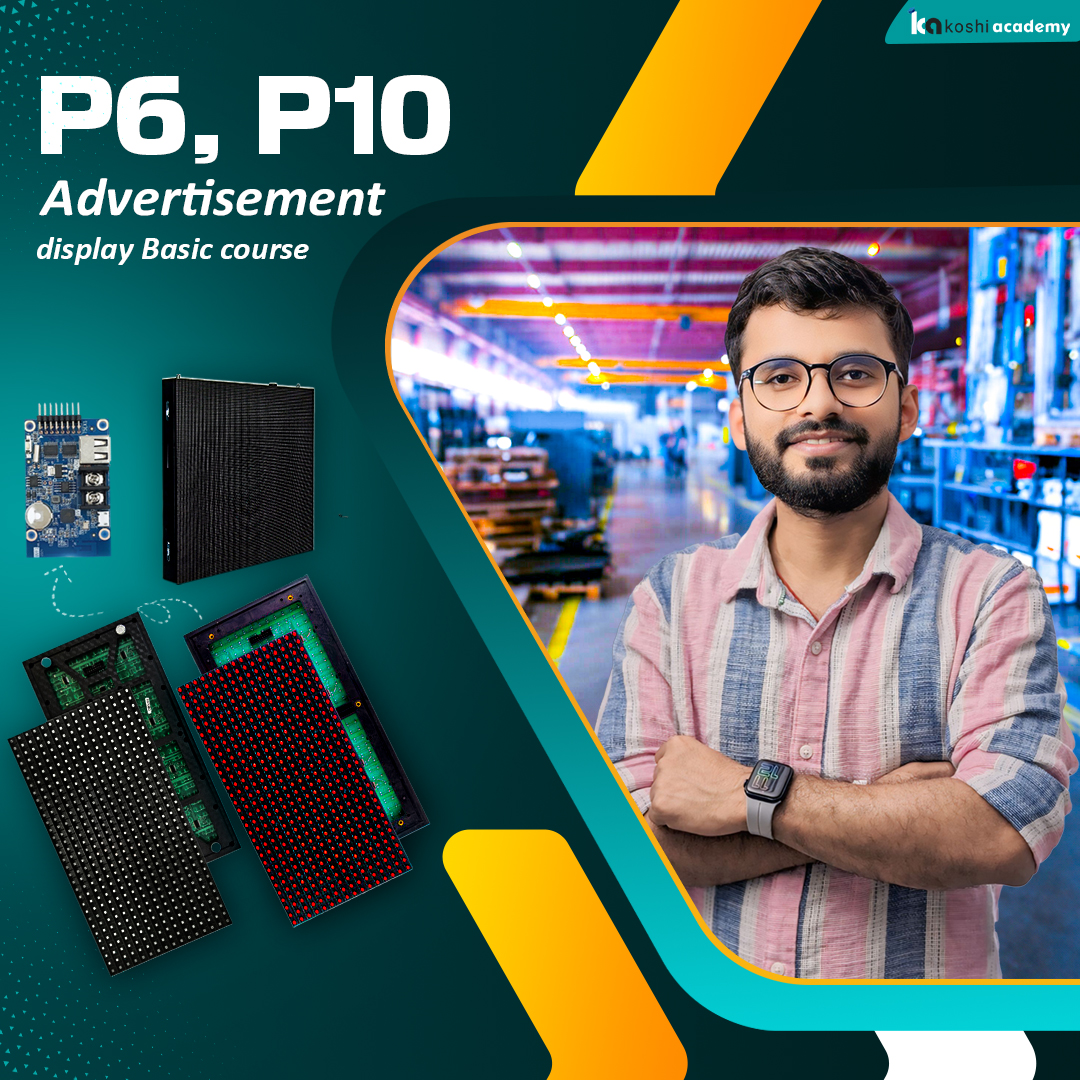 P10, P6 Advertisement display Basic course